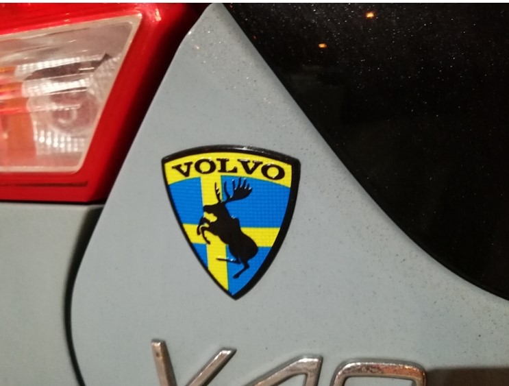 лось вольво наклейки вольво лось шильдик
